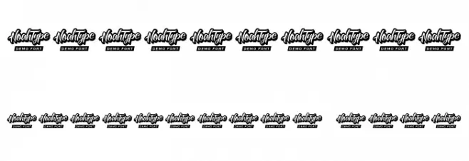 Sprint Race Demo Italic Font OTHER CHARS