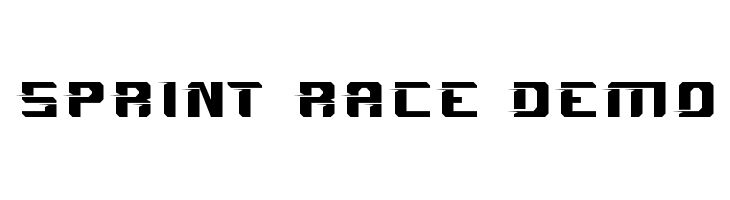 Sprint Race Demo  Fuentes Gratis Descargar
