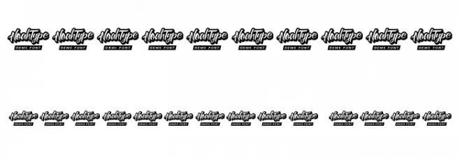 Sprint Race Demo Font OTHER CHARS