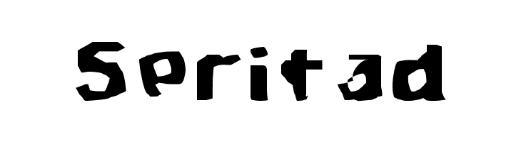 Spritad  Frei Schriftart Herunterladen