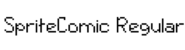 SpriteComic Regular  नि: शुल्क फ़ॉन्ट्स डाउनलोड