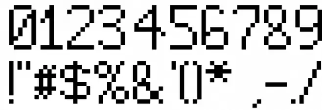 SpriteComic Regular Font OTHER CHARS