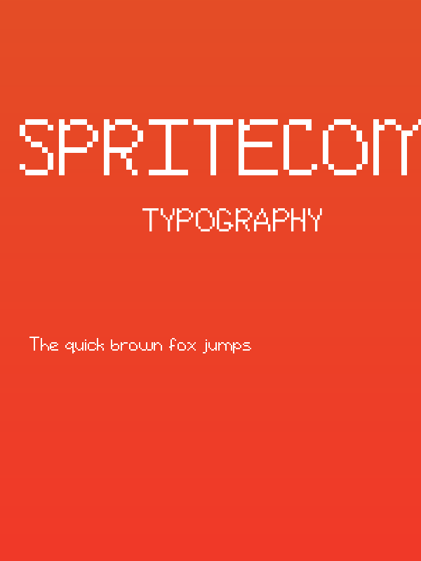 SpriteComic Regular Poster