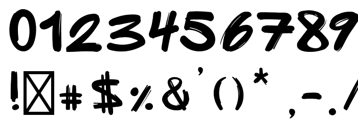 SpriteGraffiti Font OTHER CHARS