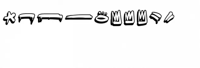 SpriteGraffitiExtras Font Litere mari