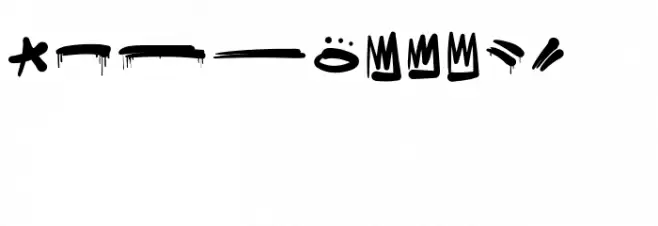 SpriteGraffitiExtras फ़ॉन्ट लोअरकेस