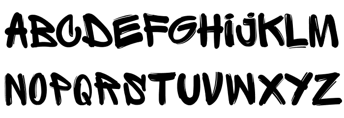 SpriteGraffiti Font LOWERCASE