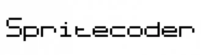 Spritecoder  Fuentes Gratis Descargar
