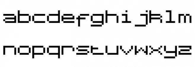 Spritecoder 字体 小写