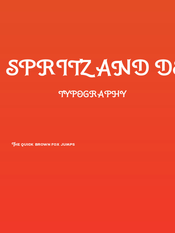 Spritz And Delicious PERSONAL Regular Poster