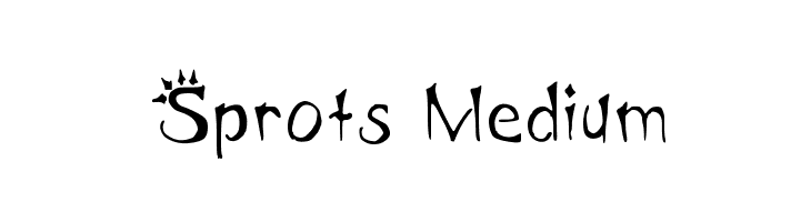 Sprots Medium  Frei Schriftart Herunterladen