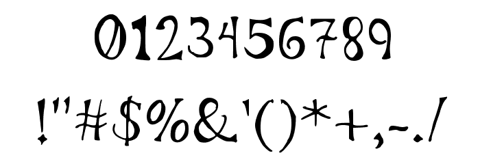 Sprots Medium Font OTHER CHARS
