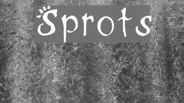 Sprots Font examples
