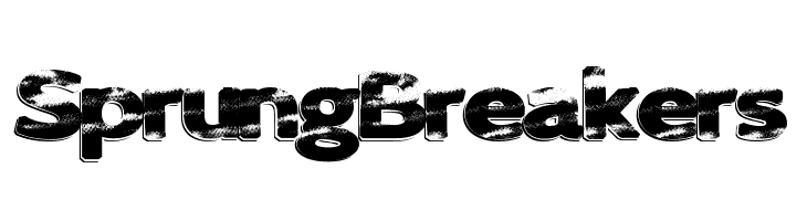 SprungBreakers  baixar fontes gratis