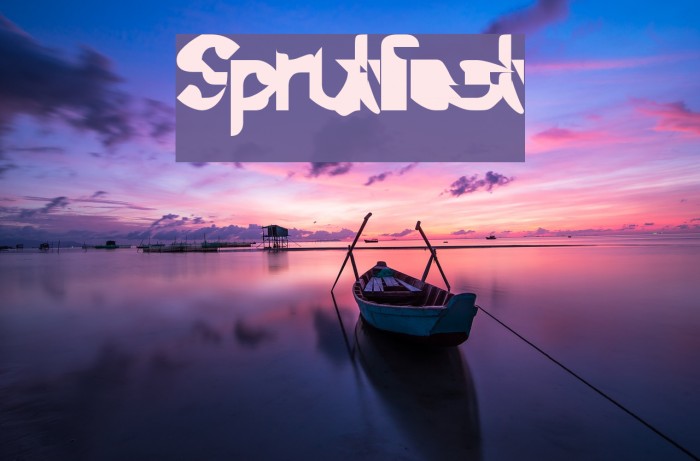 Sprutfest Font examples