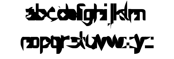 Sprutfest Font LOWERCASE