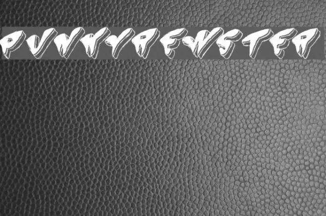 Spunky-Brewster フォント examples