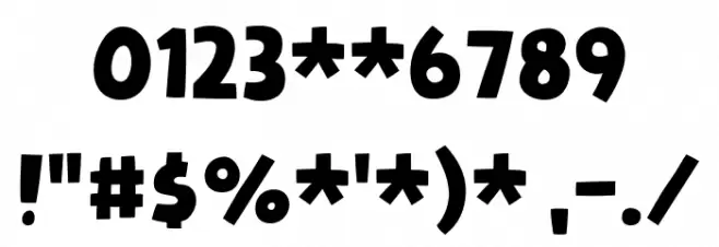 Spunky Piano DEMO Font OTHER CHARS