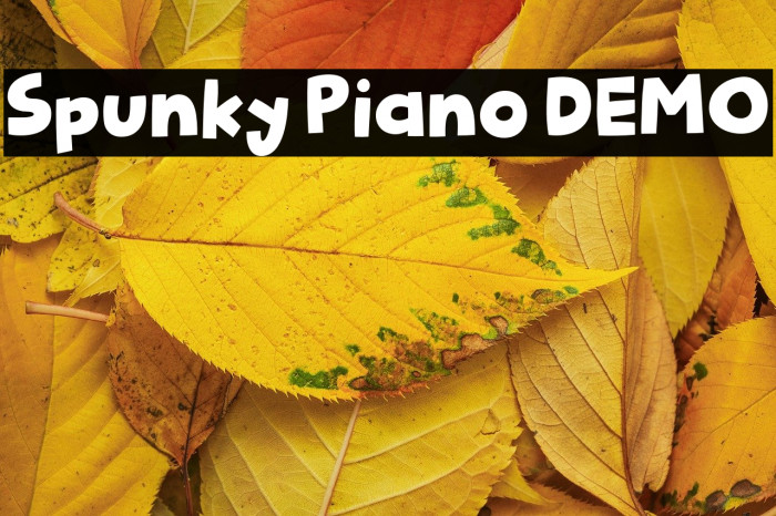 Spunky Piano DEMO Example 1