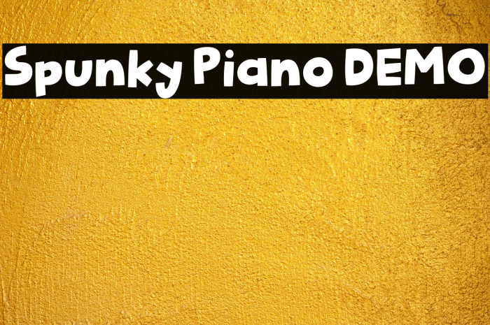 Spunky Piano DEMO Example 3