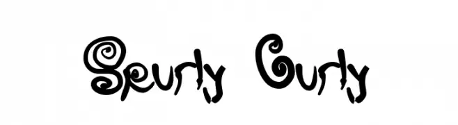 Spurly Curly  les polices de caractères gratuit tlcharger