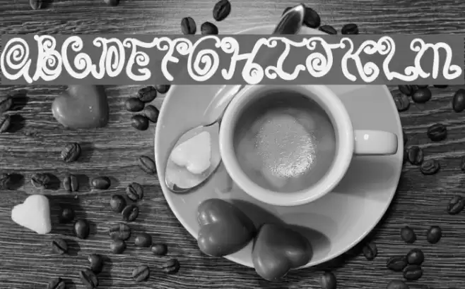 Spurly Curly Font examples