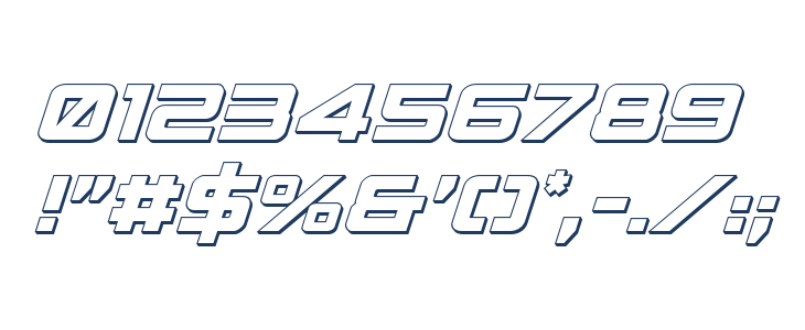 Spy Agency 3D Italic Other Characters