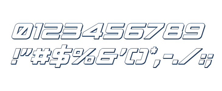 Spy Agency 3D Italic Other Characters