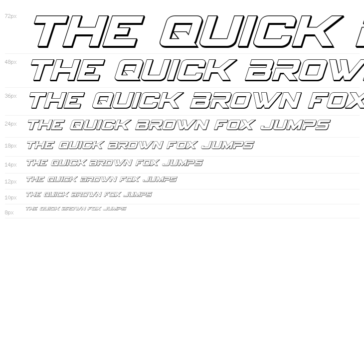 Spy Agency 3D Italic Waterfall