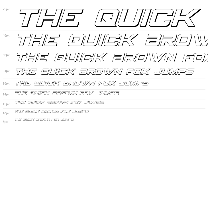 Spy Agency 3D Italic Waterfall