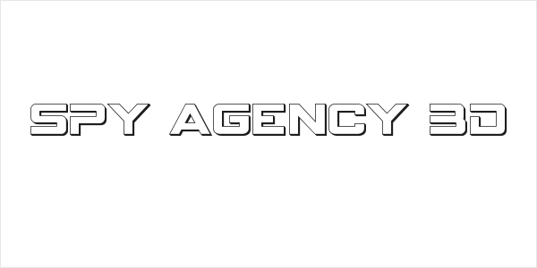 Spy Agency 3D Logo