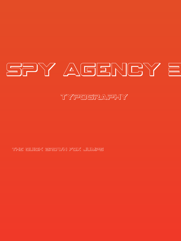 Spy Agency 3D Poster