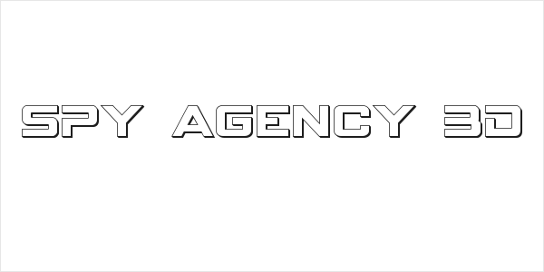 Spy Agency 3D Logo