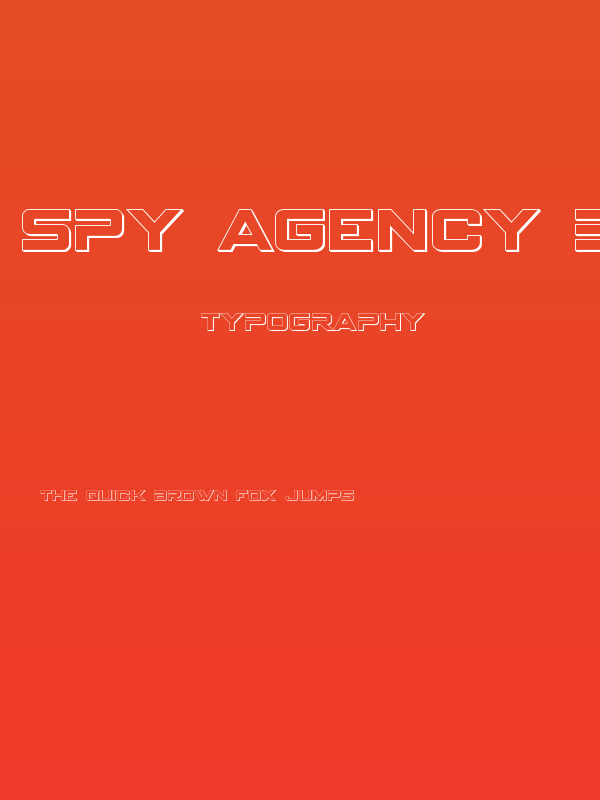 Spy Agency 3D Poster