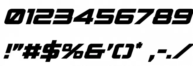 Spy Agency Bold Italic Font OTHER CHARS