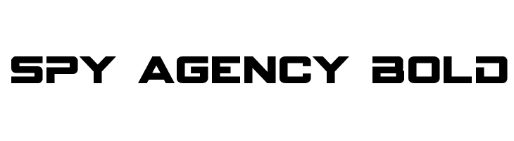 Spy Agency Bold 字体