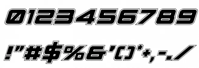 Spy Agency College Italic Font OTHER CHARS