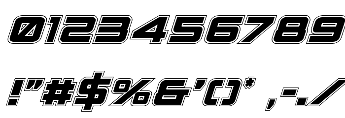 Spy Agency College Italic Font OTHER CHARS