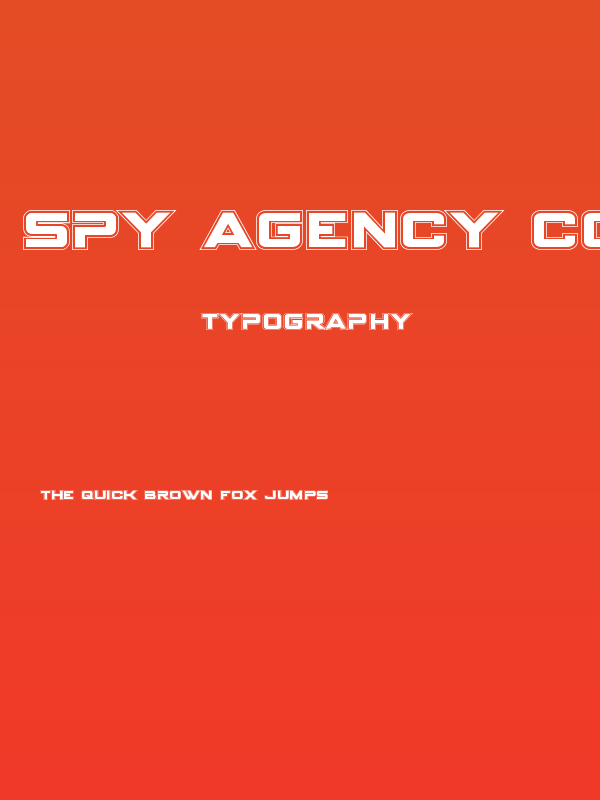 Spy Agency College Poster