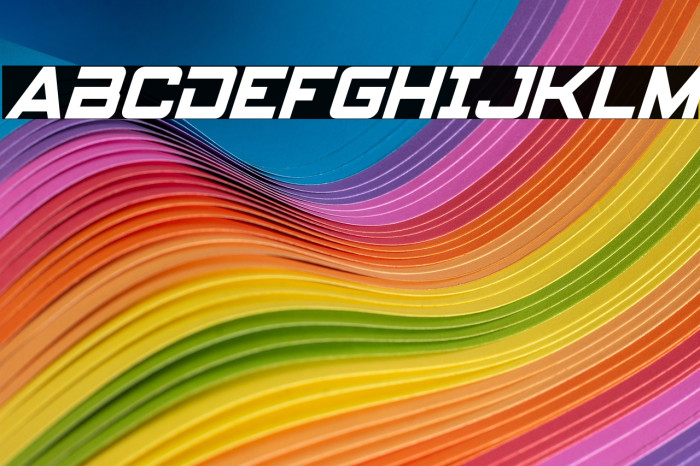 Spy Agency Condensed Italic Example 3