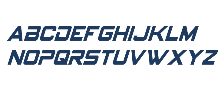 Spy Agency Condensed Italic Lowercase