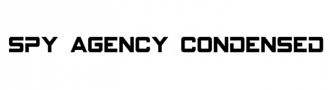 Spy Agency Condensed  les polices de caractères gratuit tlcharger