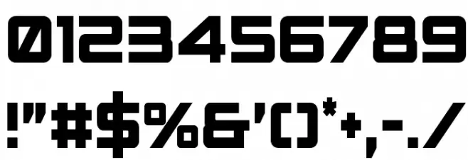 Spy Agency Condensed Font OTHER CHARS