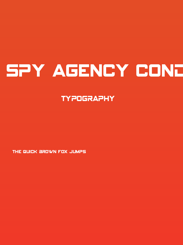 Spy Agency Condensed Poster