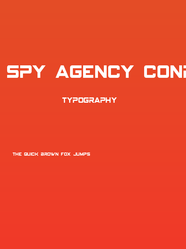 Spy Agency Condensed Poster