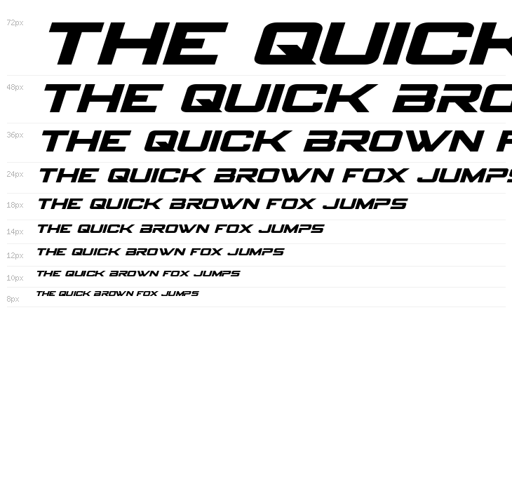 Spy Agency Expanded Italic Waterfall