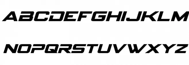 Spy Agency Expanded Italic Шрифта строчной