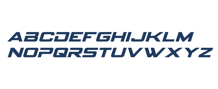 Spy Agency Expanded Italic Lowercase