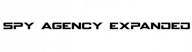Spy Agency Expanded  les polices de caractères gratuit tlcharger