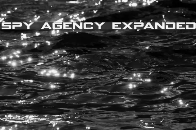 Spy Agency Expanded Font examples